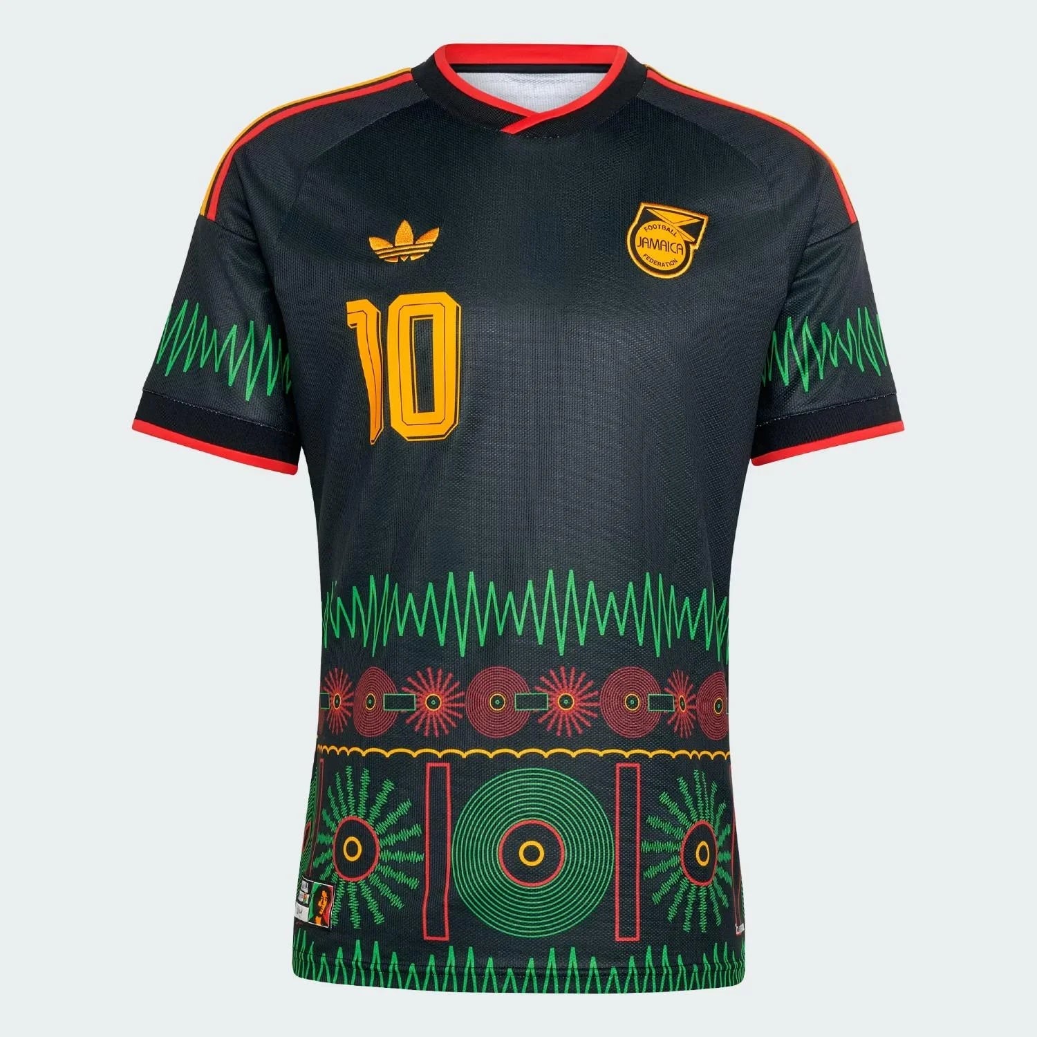 Adidas Jamaica 26 Away Marley 10 Jersey - Men's - KickerDeals